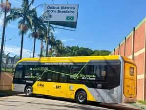BRT Rio inicia testes com ônibus elétrico com tecnologia 100% brasileira