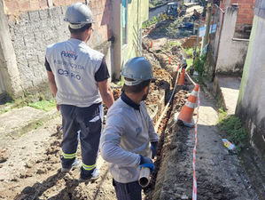 São Gonçalo: novas redes de água vão beneficiar moradores do Arrastão