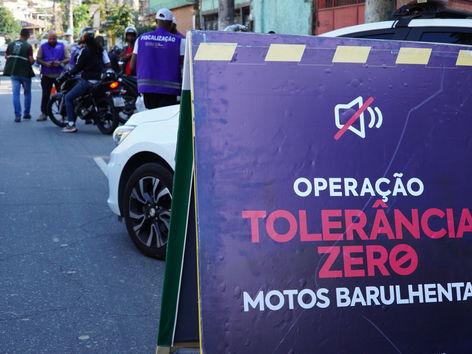 Operação Tolerância Zero realiza abordagens a motos barulhentas em São Gonçalo