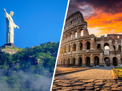 Cristo Redentor e Coliseu oficializam Acordo de Geminação em Roma