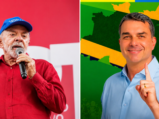 BTG/Nexus: Lula e Flávio Bolsonaro seguem empatados no 2º turno
