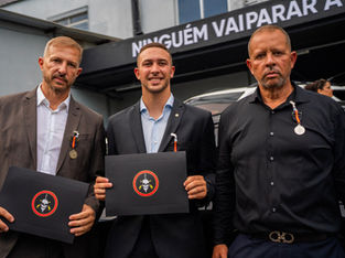 Presidente da Alerj recebe medalha do Bope