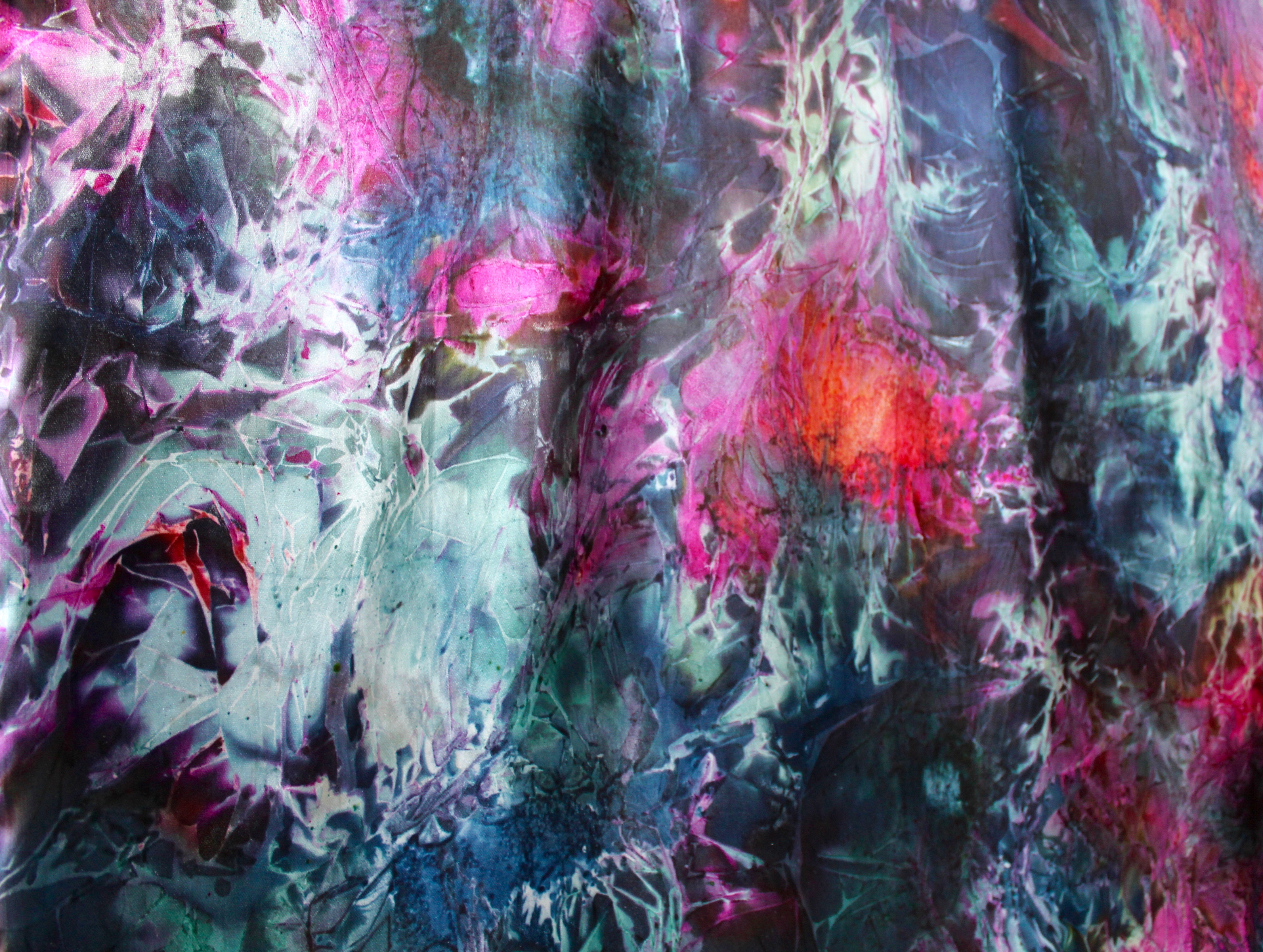 Hand Printed Luxury Silk