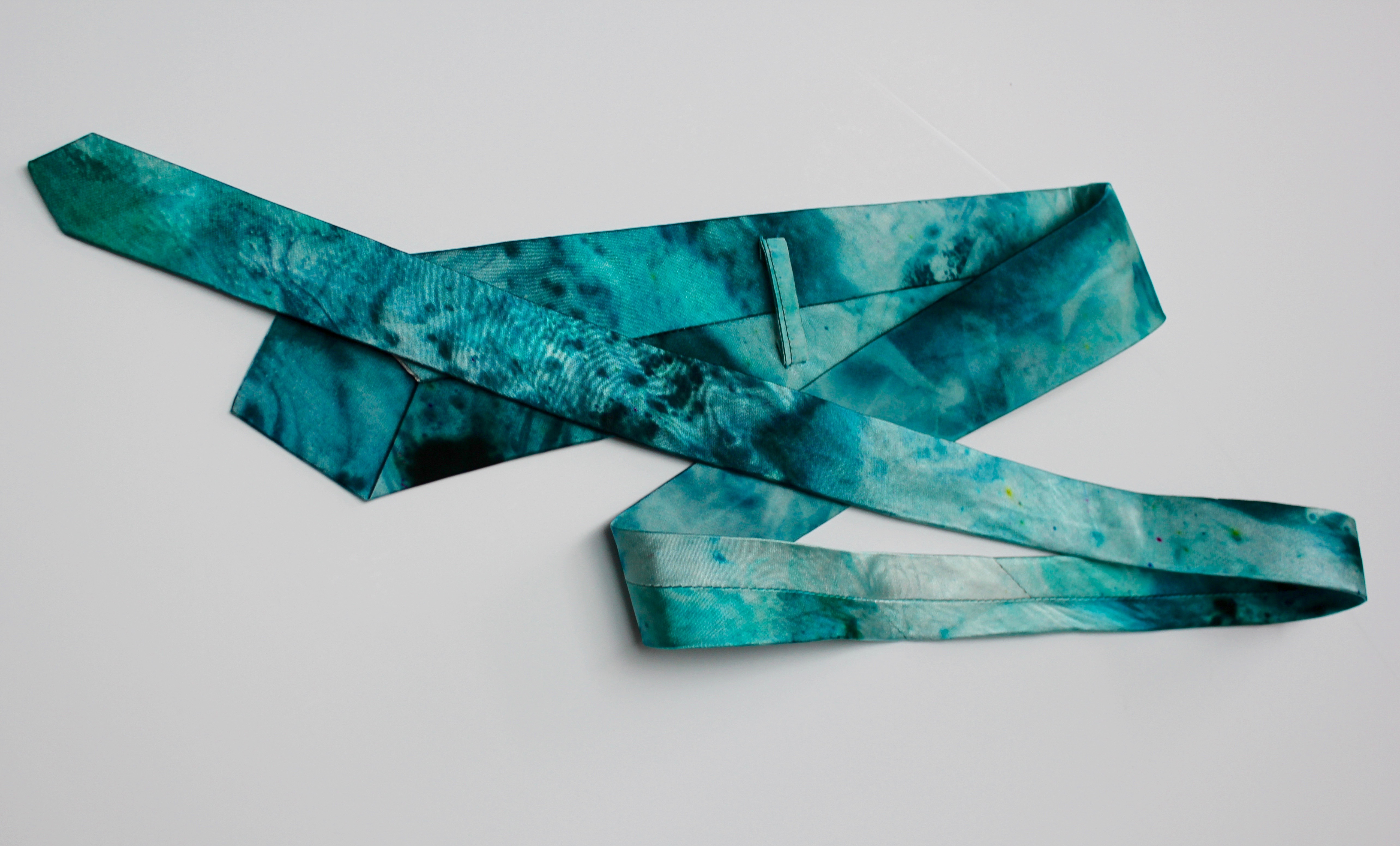Hand Printed Silk Tie