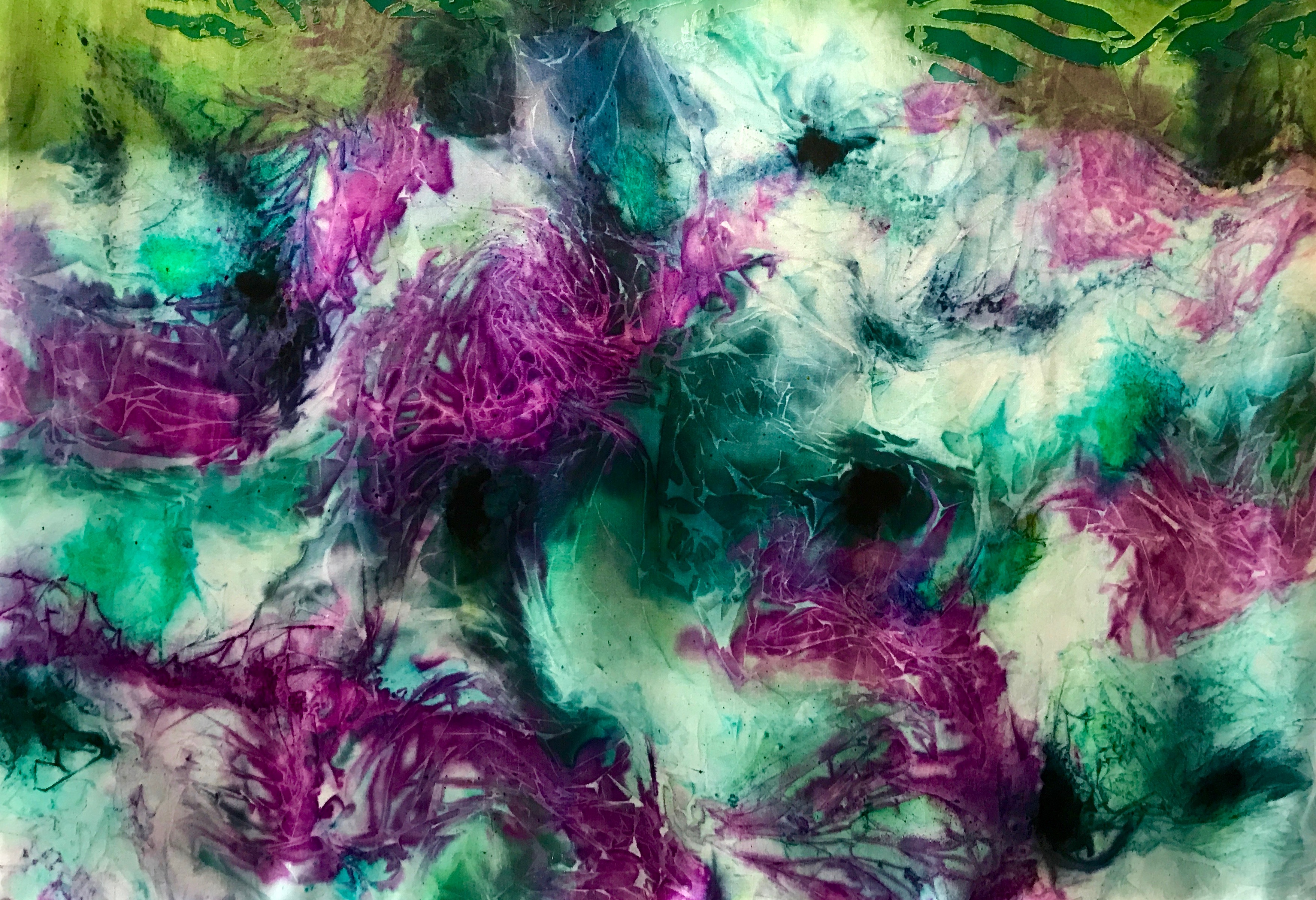 Hand Printed Luxury Silk