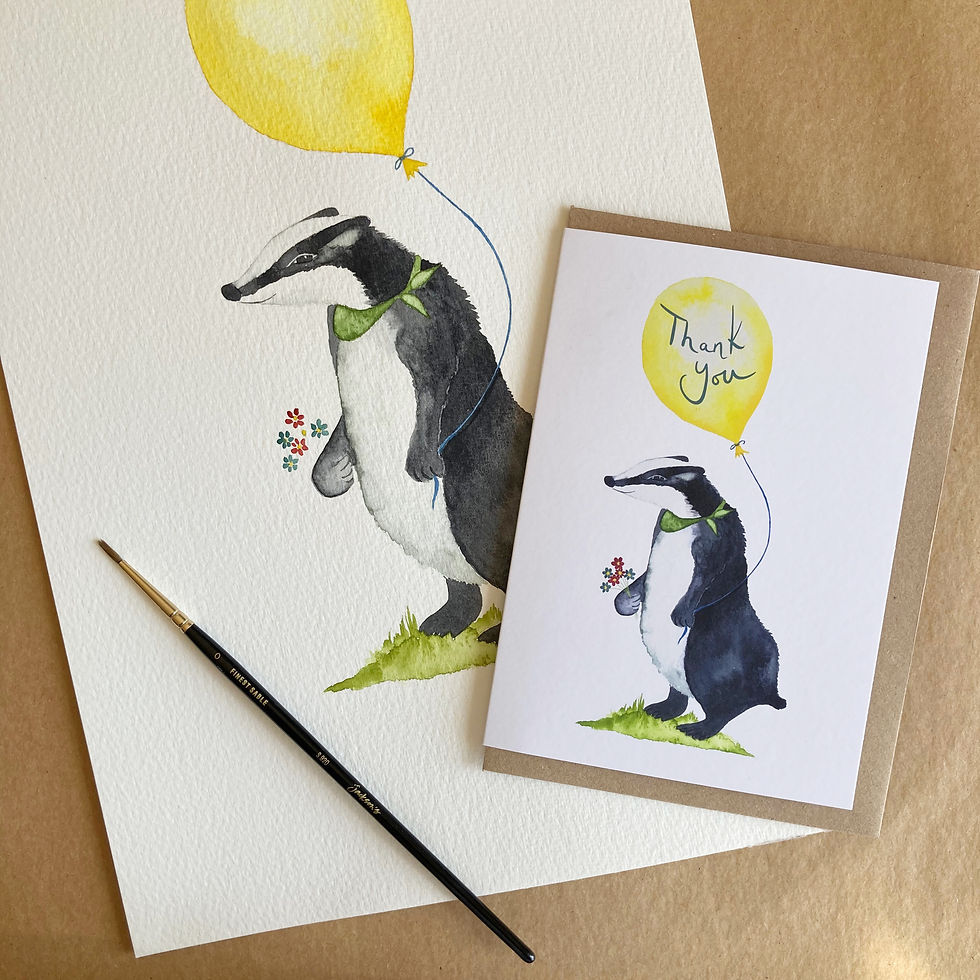 Thumbnail: Thank You Cards - Woodland Animal Collection