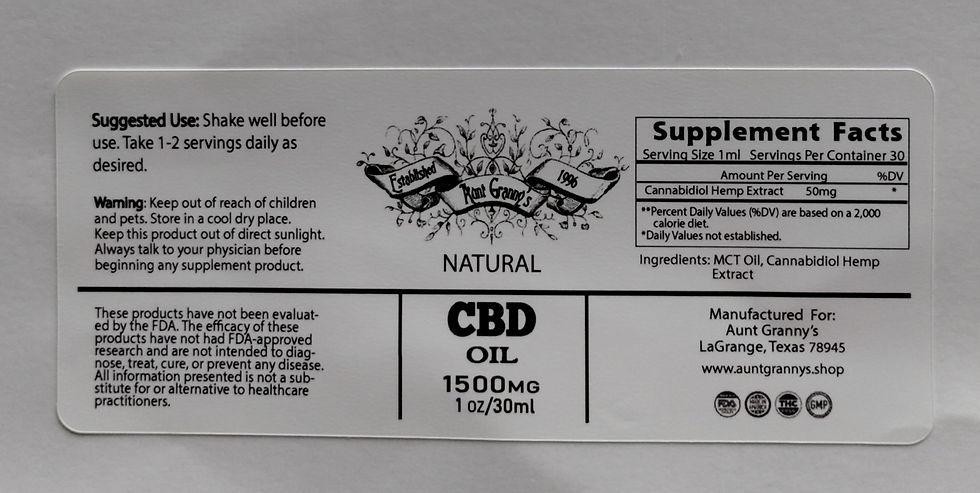 Thumbnail: 1500mg CBD OIL