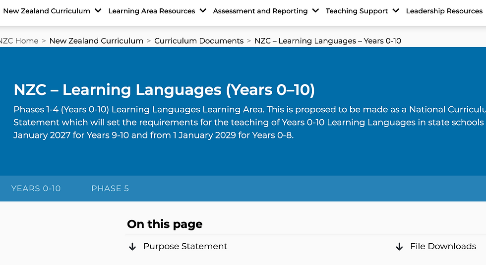Learning Languages