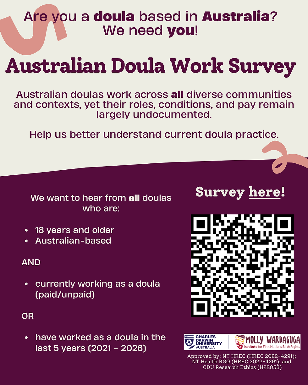 Doula Survey: Help Build the Evidence for Companionship Care in Australia