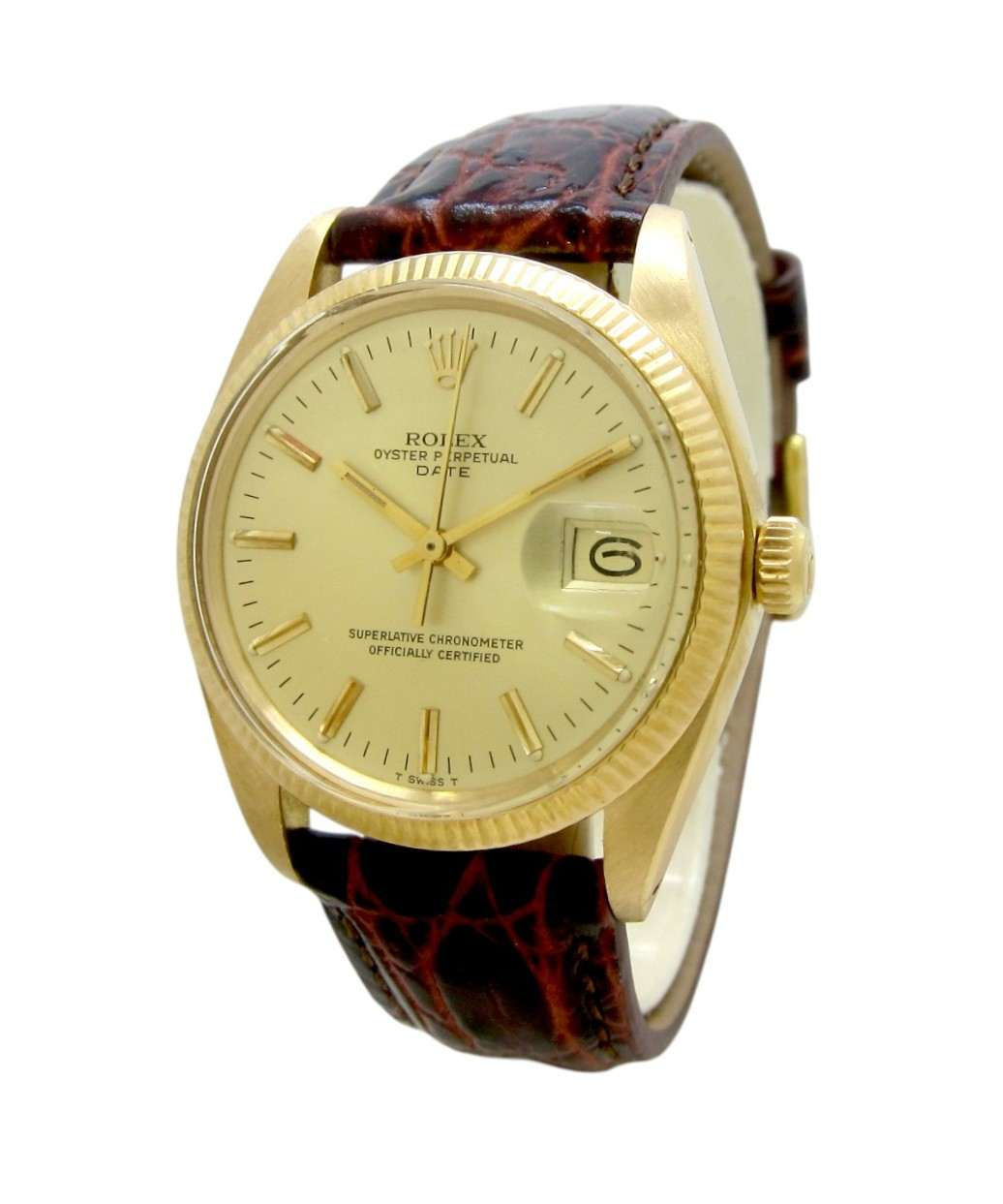 Rolex 1503 Oyster Perpetual Date 18KYG