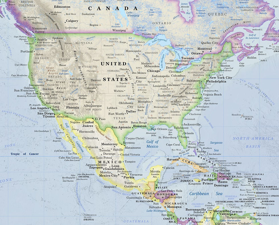 Thumbnail: Political Map of the World: Anacostia Edition 24x36