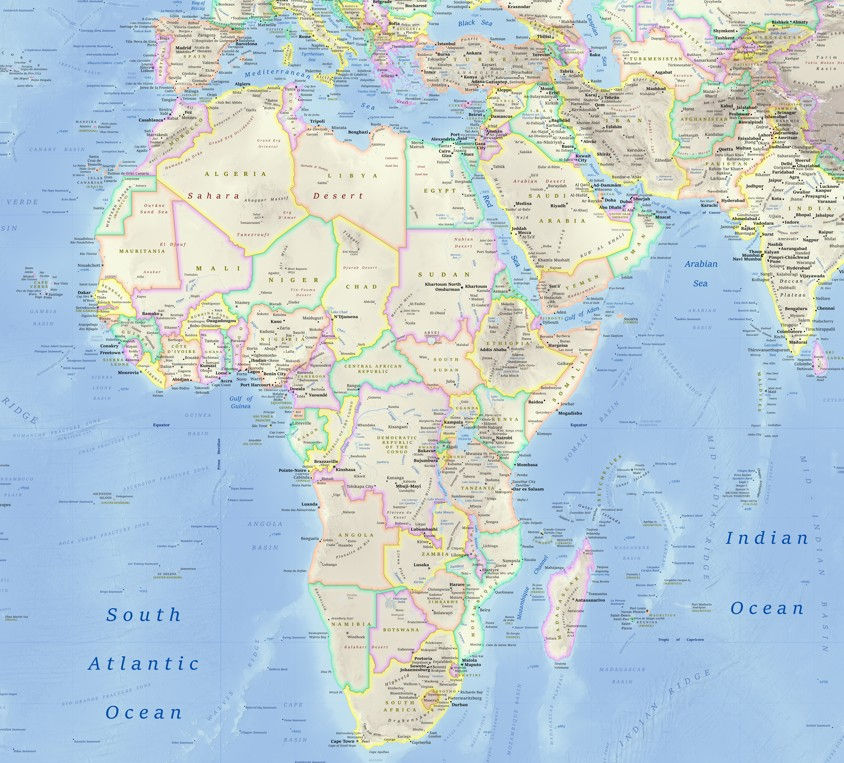 Thumbnail: Political Map of the World: Capitol Hill Edition 36x53