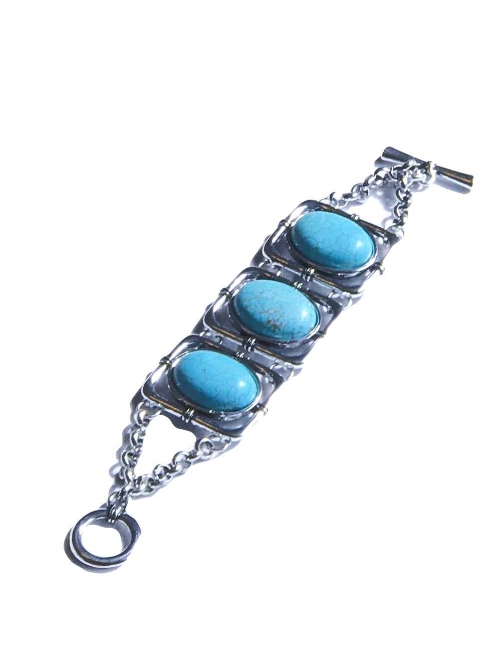 Chunky Turquoise Bracelet