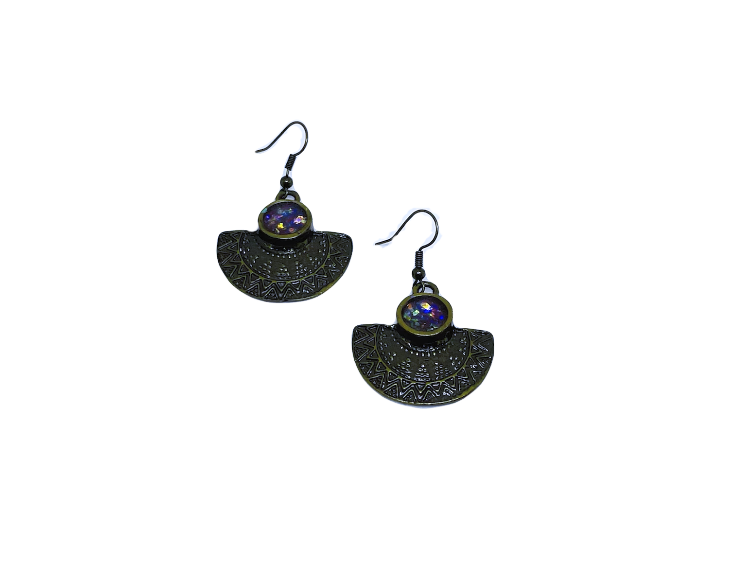 Opal Sand Resin Earrings