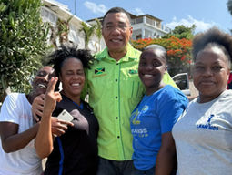 Jamaican PM Visits Lashings