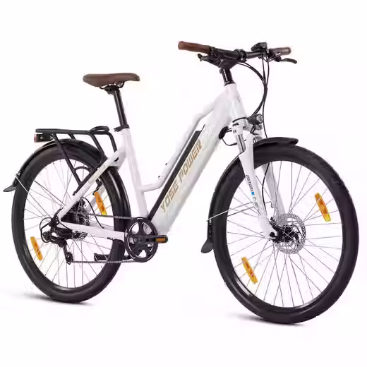 E-Bike Cityrad 27,5 Zoll City Bike Elektrofahrrad & 36V 13Ah Akku, Drehmoment Se