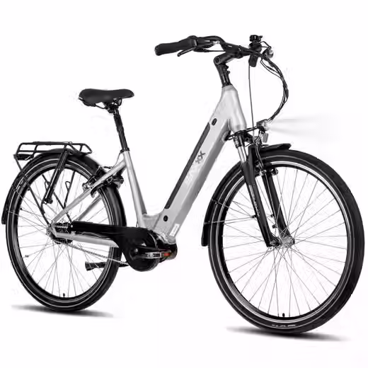 E-Bike Cityrad 28'' für Damen und Herren, Pedelec E-Citybike 60-100km, V-Bremsen