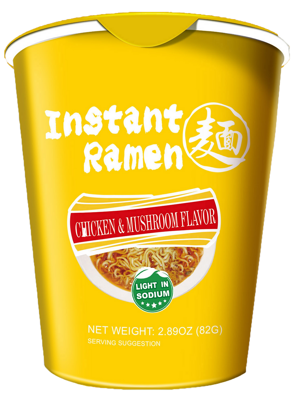 Instant Ramen - Chicken & Mushroom
