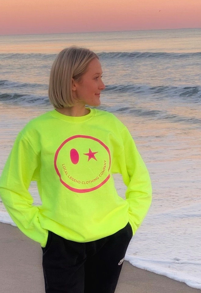 Neon YELLOW SMILE
