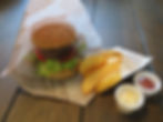 ハンバーガー&ポテトフライセット