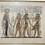 Thumbnail: VINTAGE 3 WALL HANGING EGYPTIAN PAPYRUS IN GOLDEN COLOUR FRAME