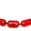 Thumbnail: ANTIQUE ITALIAN OBLONG NATURAL RED CORAL NECKLACE