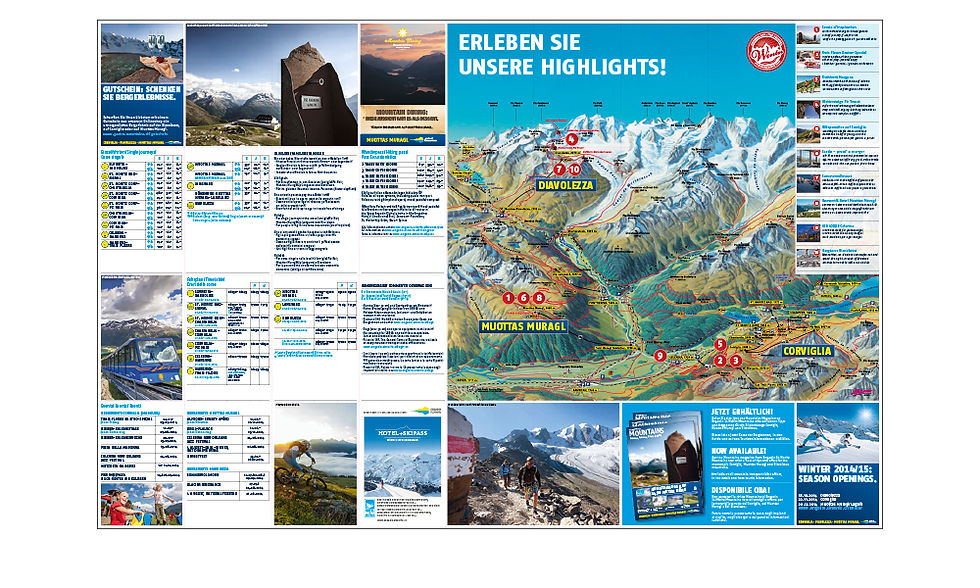 St.Moritz Wanderkarte