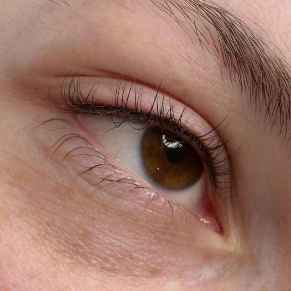 Image of lash enhancement by Claire Maree Cosmetic Tattoo Artistry