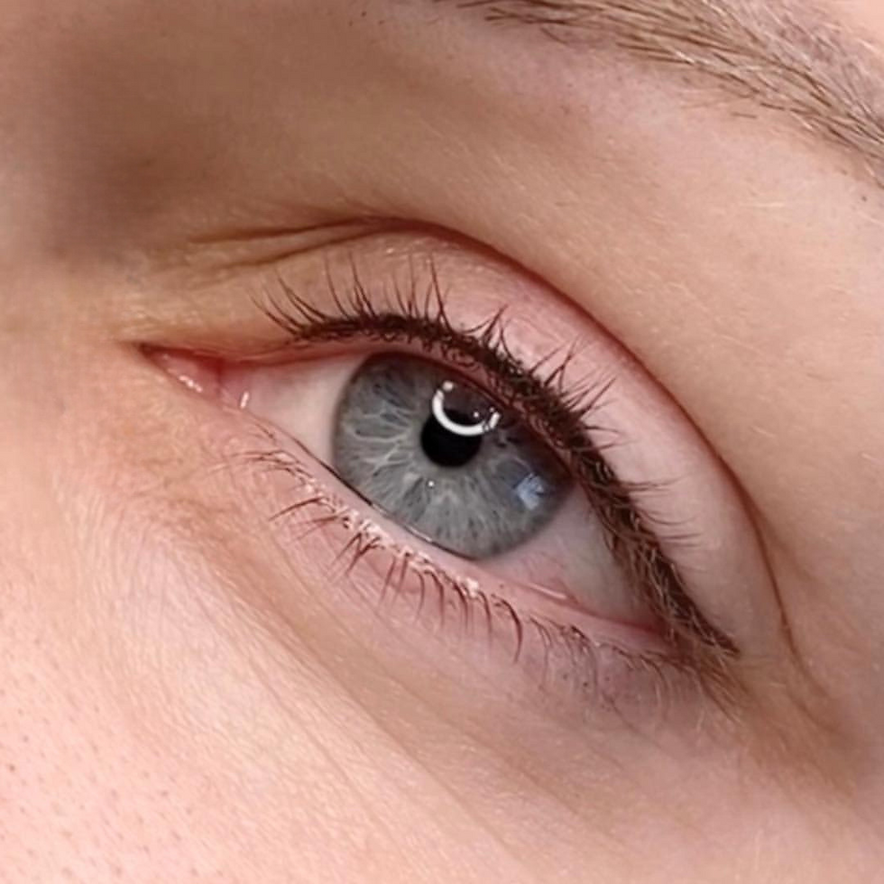 Image of lash enhancement by Claire Maree Cosmetic Tattoo Artistry