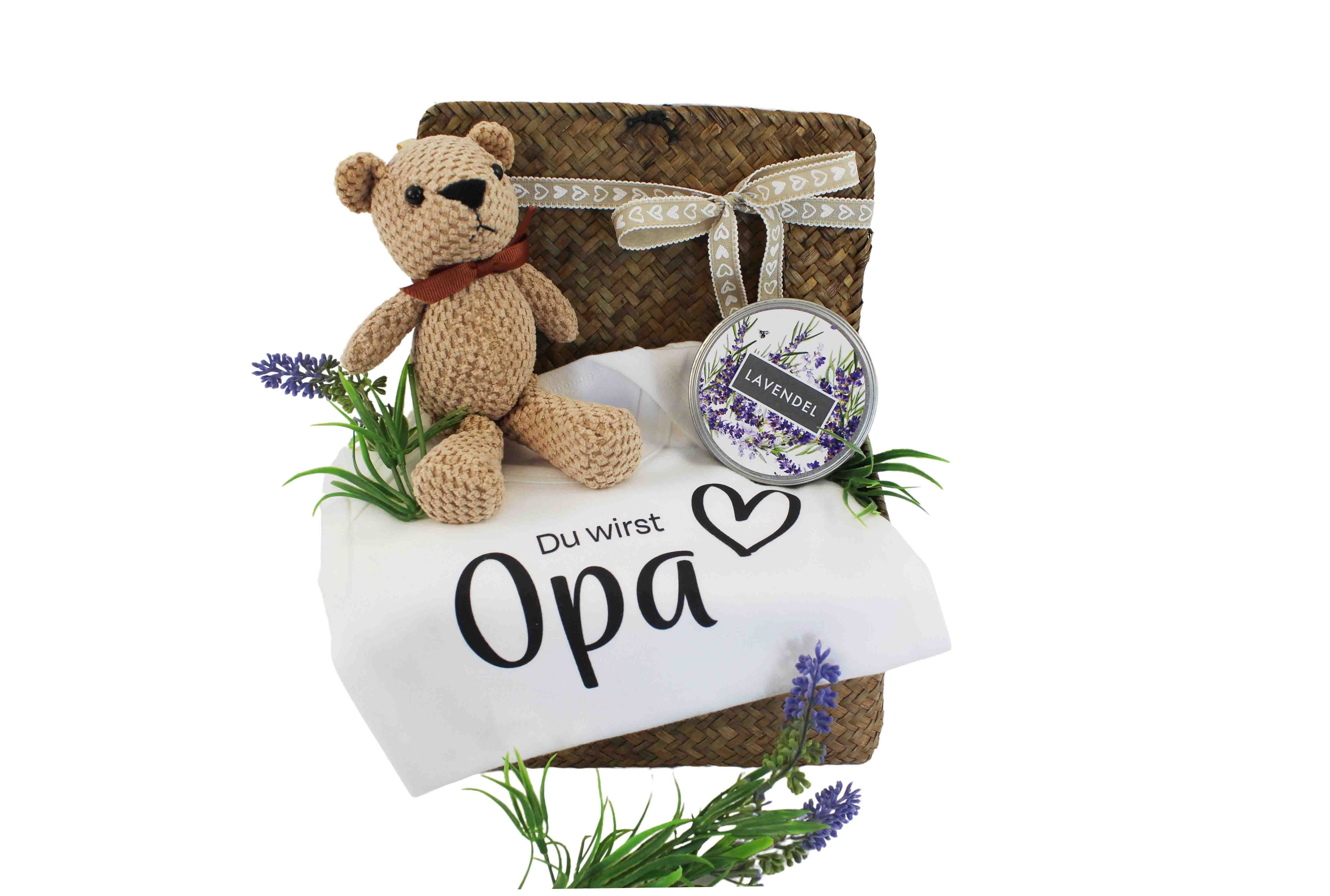 Babygeschenk, Geschenk Korb kaufen, Geschenkkörbe zur Geburt, online bestellen, KorbArt