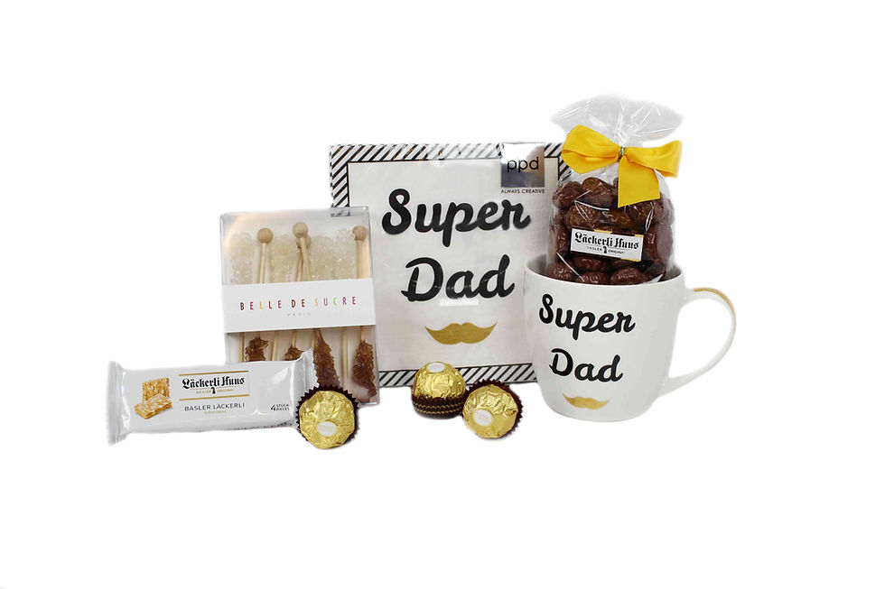 Miniaturbild: Basler Läckerli Geschenkkorb, Geschenk Korb Vater, Männer Geschenkkörbe, Schweizer Feinkost