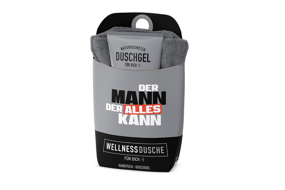 Wellnessdusche Mann, Männergeschenk Valentinstag, Geschenkidee Geburtstag Mann, Wellnessgeschenkset
