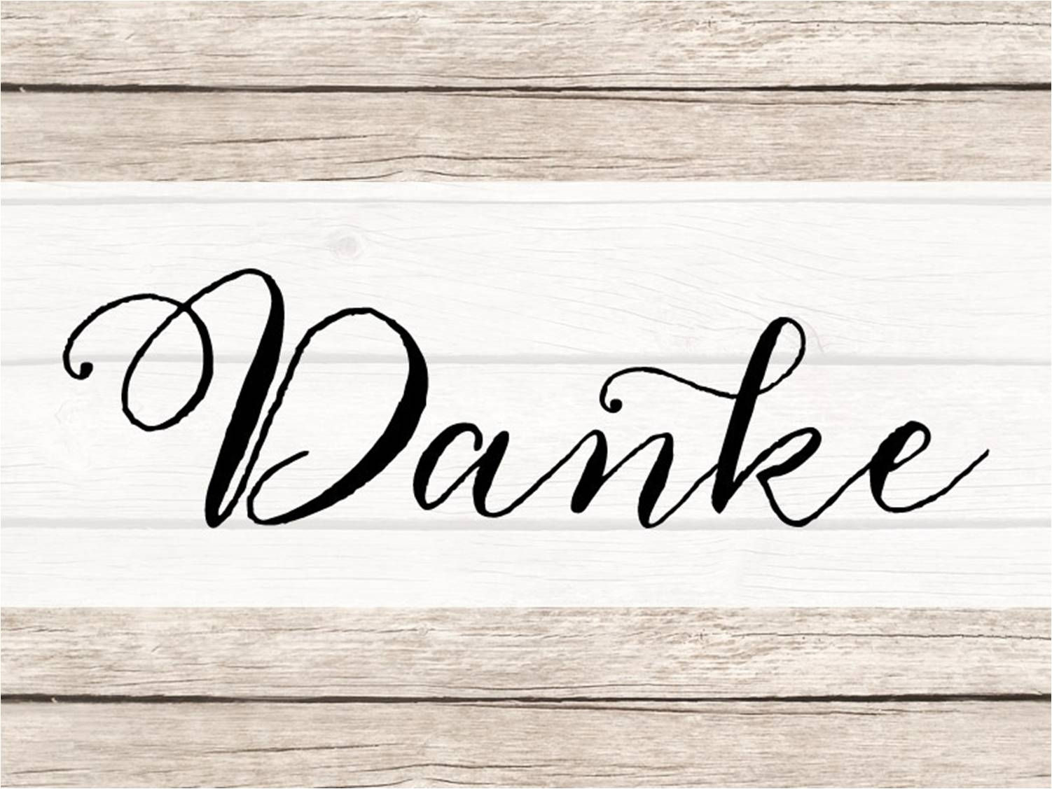 Grussanhänger **Danke**