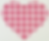 Mini Heart - pink gingham w/ red hearts