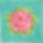 4" rose & dots insert