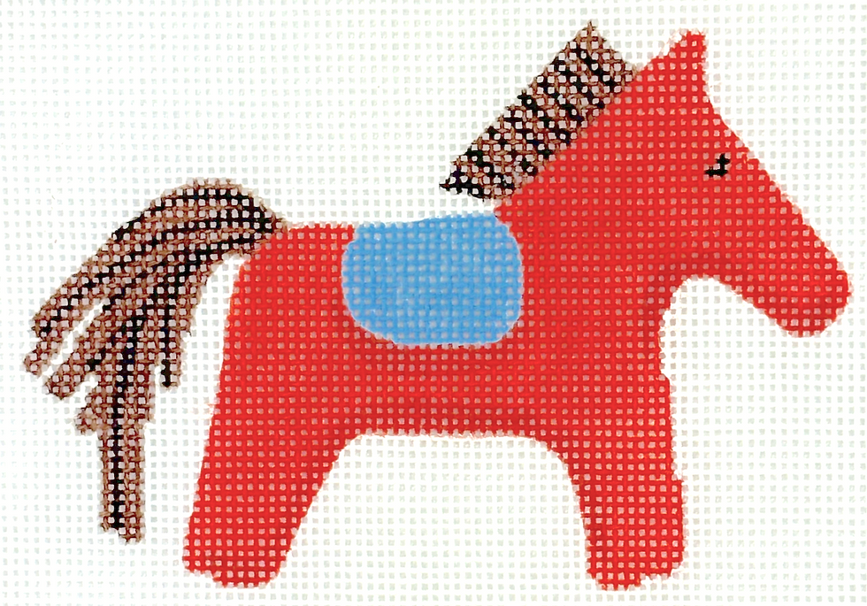 Hermès inspired saddled horse bag charm/ornament