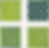 Mixed geometric coasters - lime & navy