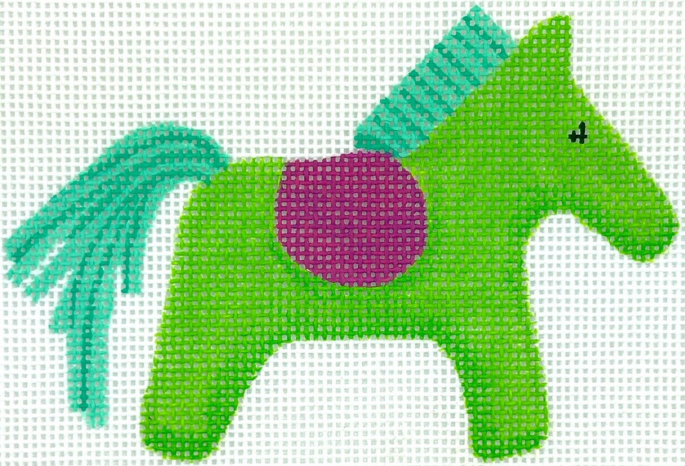 Hermès inspired saddled horse bag charm/ornament