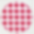3" round - pink gingham w/ red hearts