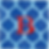 Blue quatrefoil 3" insert