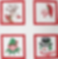 Christmas characters coasters