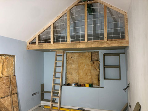 Home renovation, secret trapdoor, mazanine, child's bedroom, 