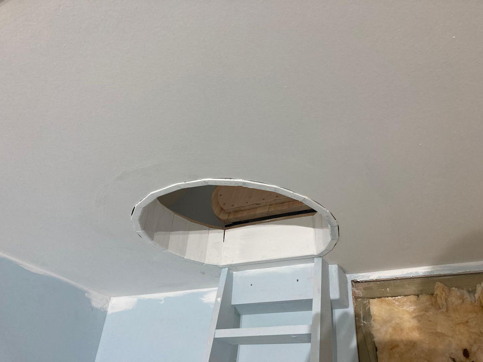 Home renovation, secret trapdoor, mazanine, child's bedroom,