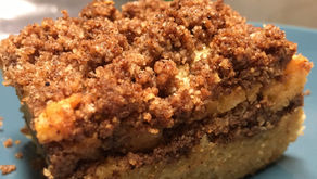 Healthy Cinnamon Coffee Cake [Low Carb]