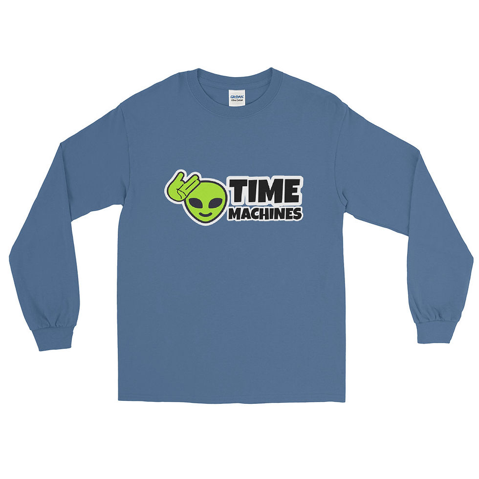 Thumbnail: 3X-5X Stunner Salute Alien Long Sleeve Tee