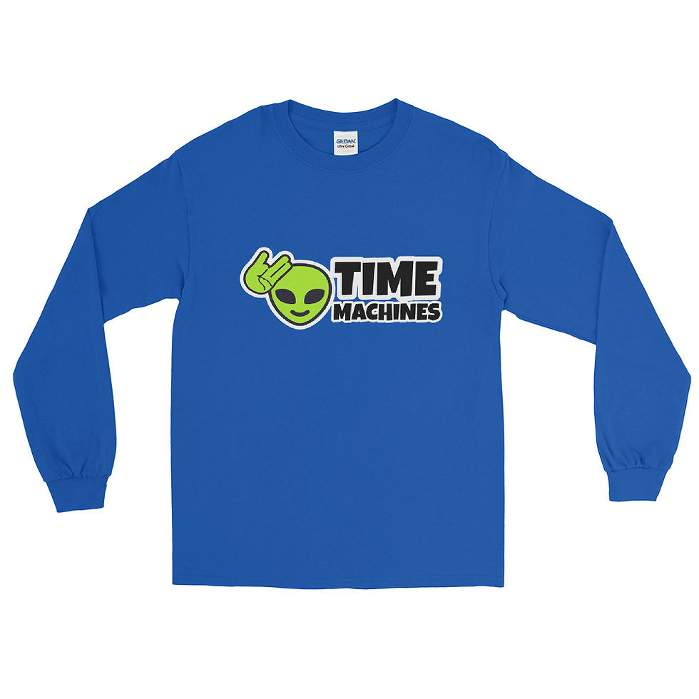 Thumbnail: 3X-5X Stunner Salute Alien Long Sleeve Tee