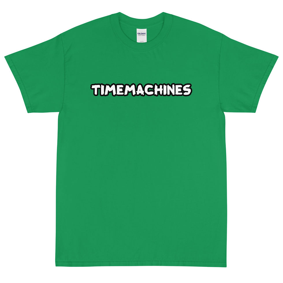 Thumbnail: 4X-5X TimeMachines Black Outline Logo Short Sleeve Tee