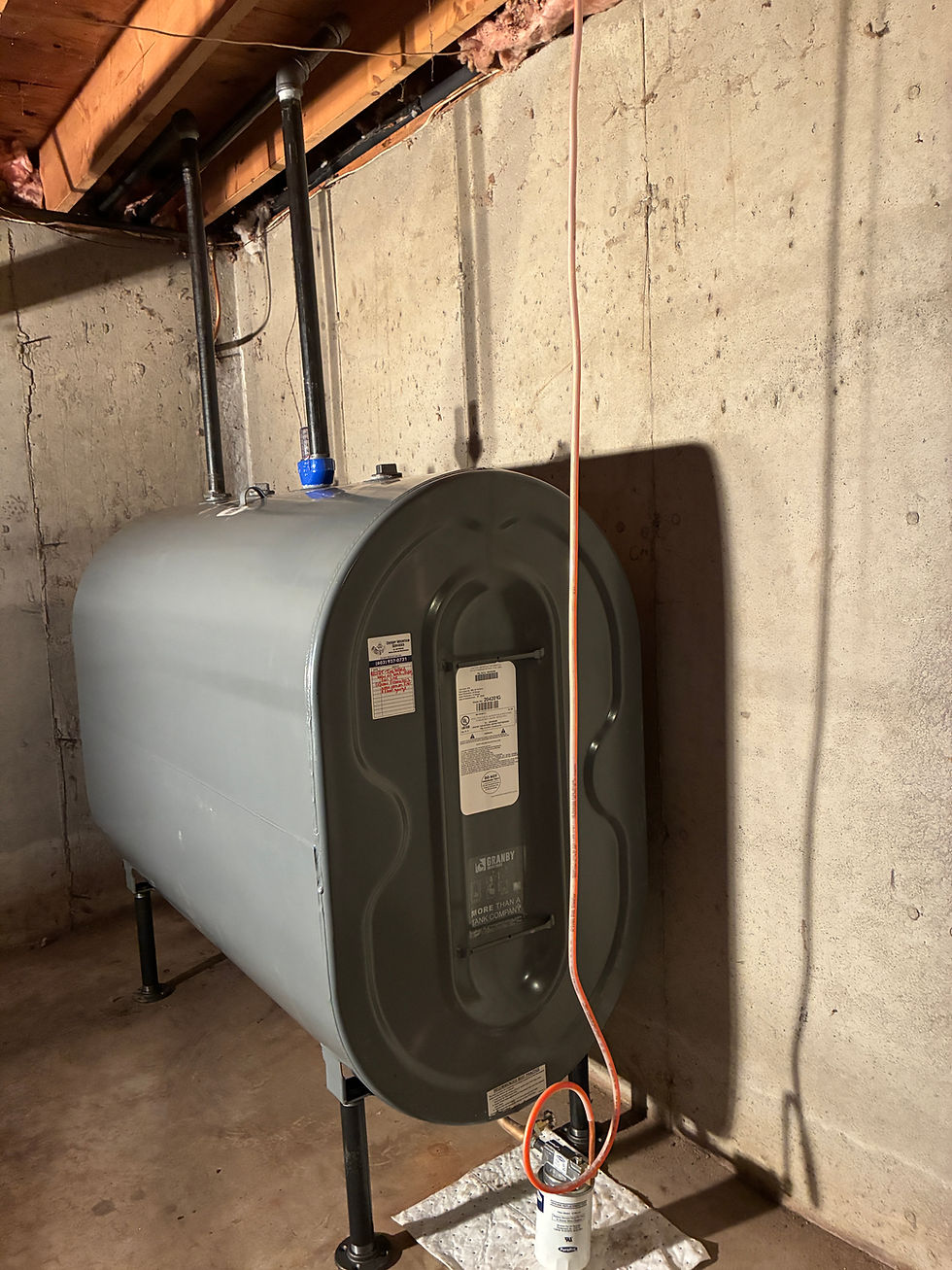 Steel 275g Oil Tank