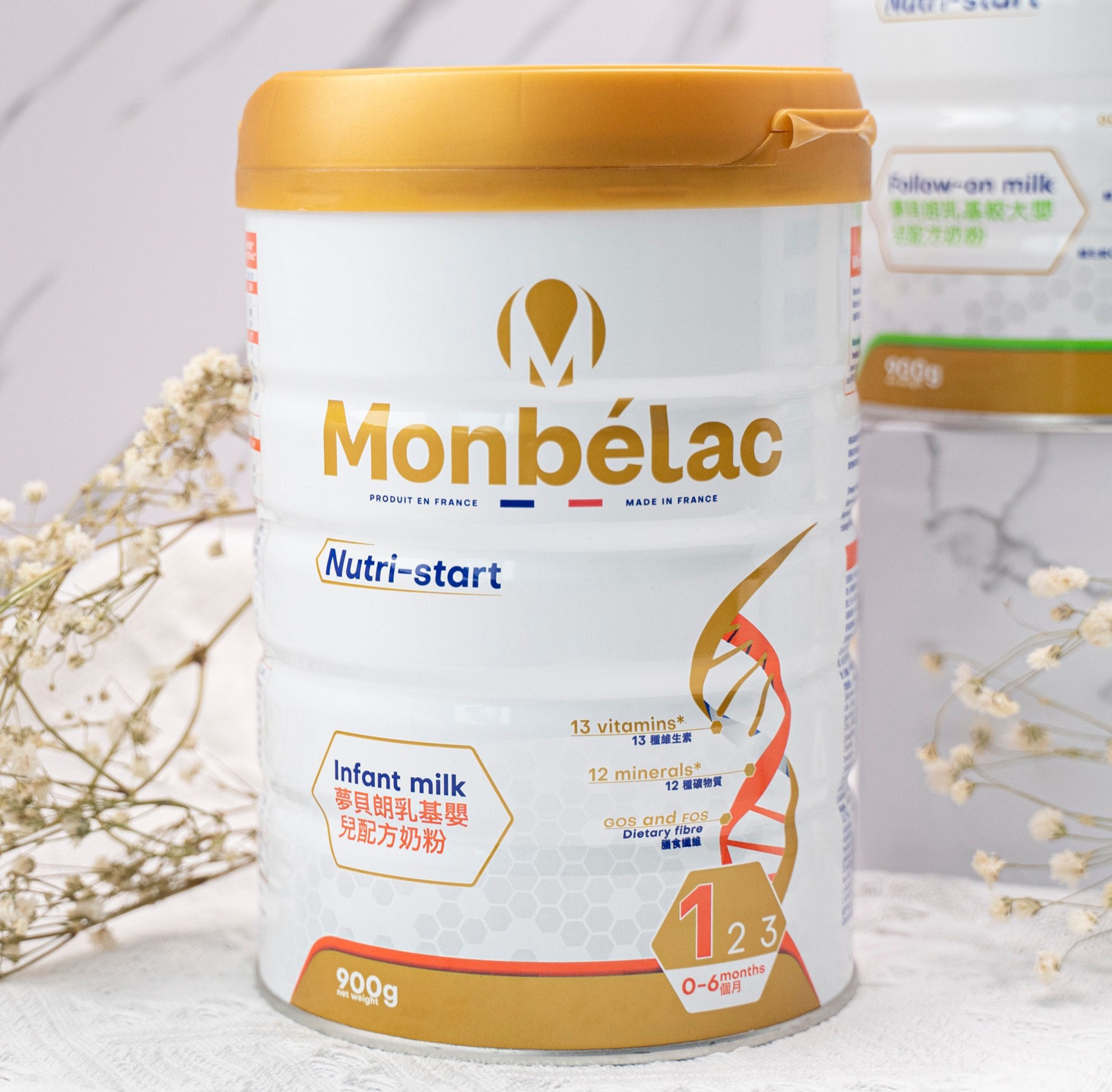 Monbélac 乳基嬰兒配方奶粉1號 (0-6個月)