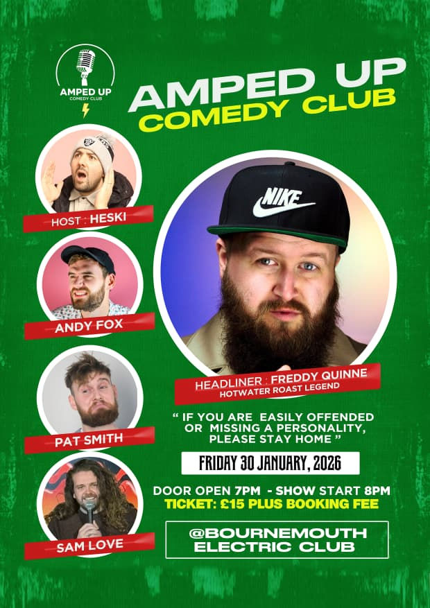Amped up Comedy at The Electric!